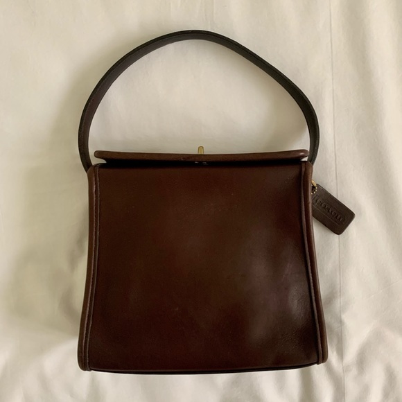 Coach Handbags - Coach Mahogany Brown Vintage Geometric Bag No. K7C-9043